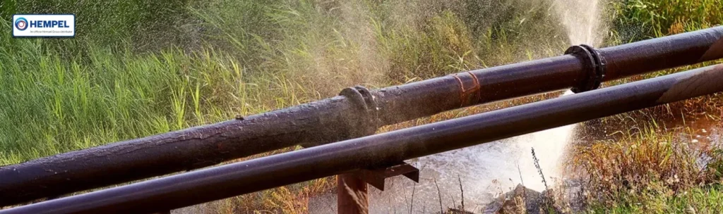 Ilustrasi Korosi Pada Pipa dan menimbulkan kebocoran